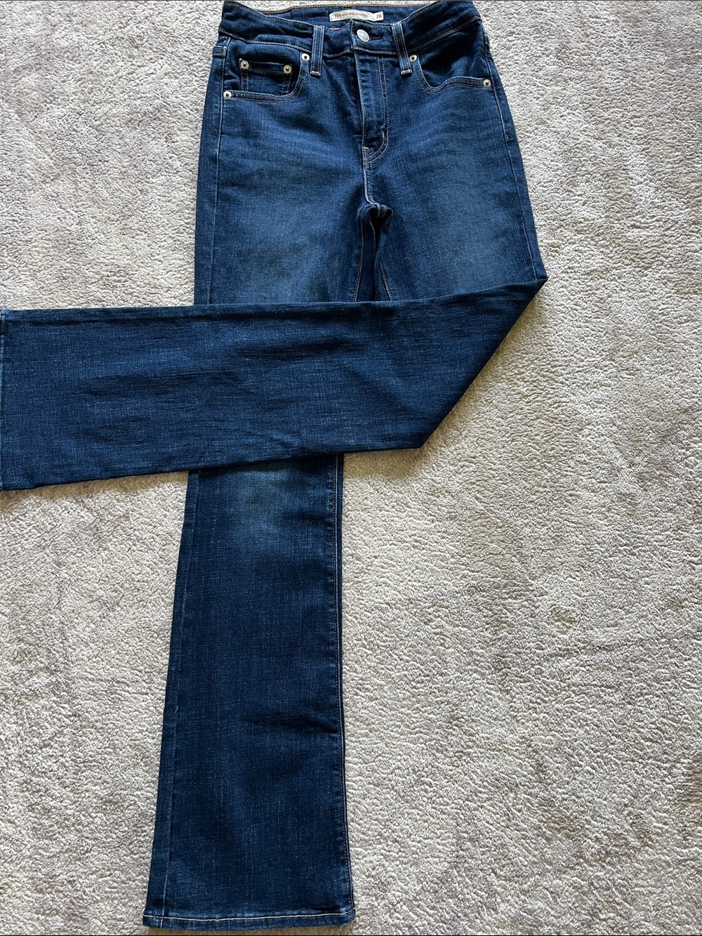 Levi's Highrise Blue Boot Cut Jeans